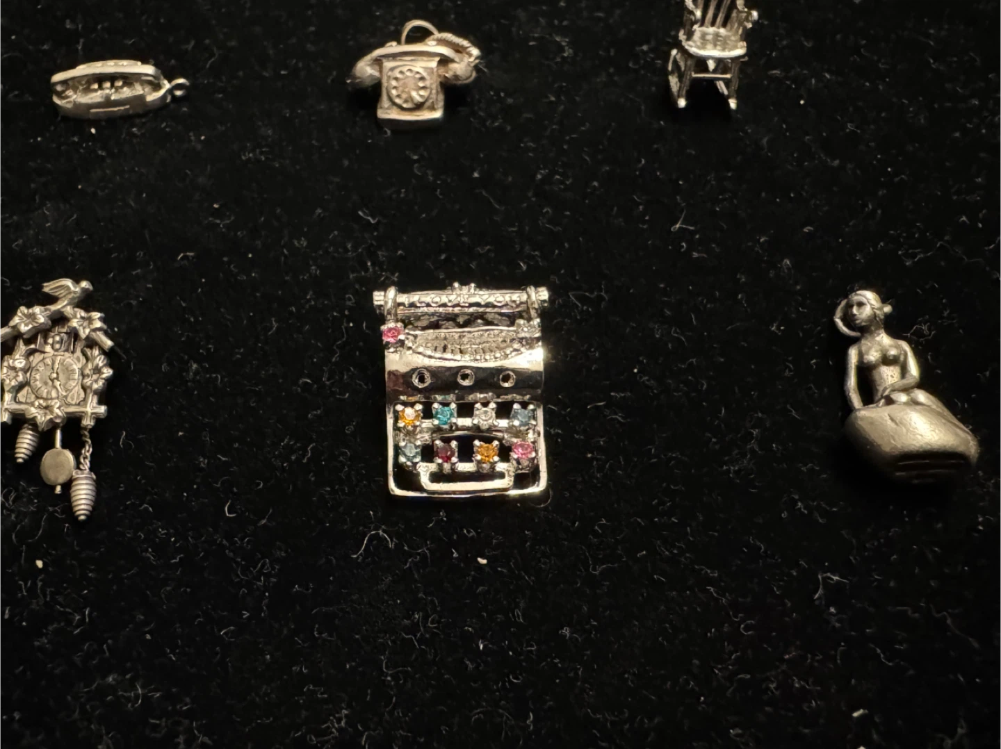 Individually Priced Vintage Sterling Silver 3D Charms - photo 3