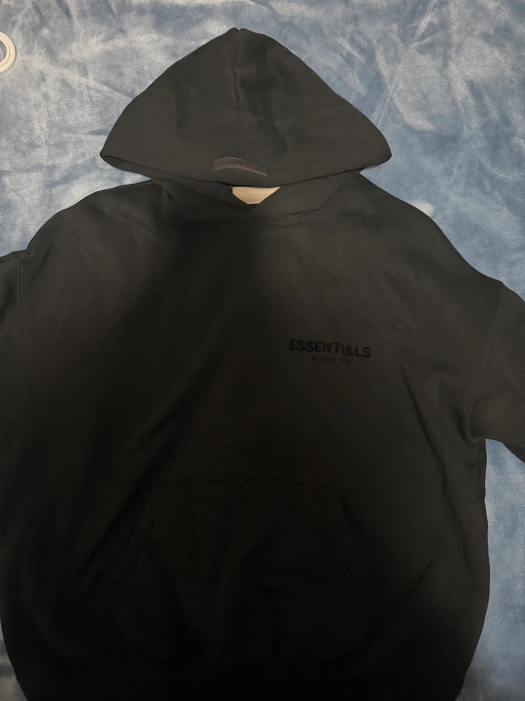 Essentials Fear of God Black Hoodie - photo 3