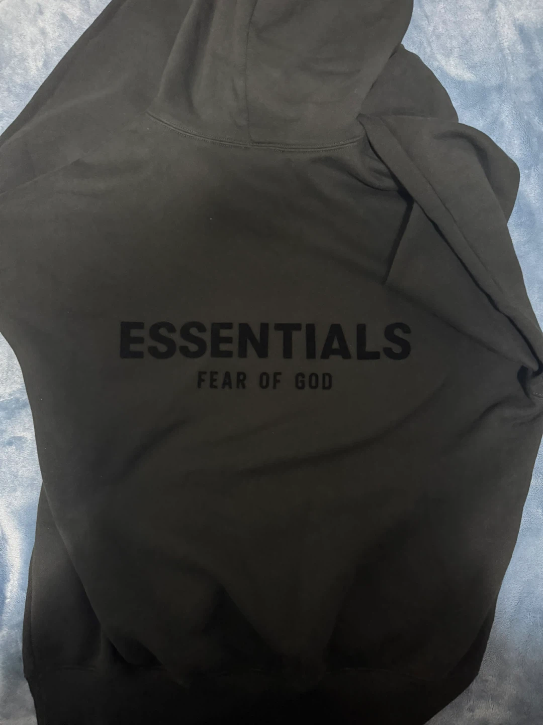 Essentials Fear of God Black Hoodie - photo 2