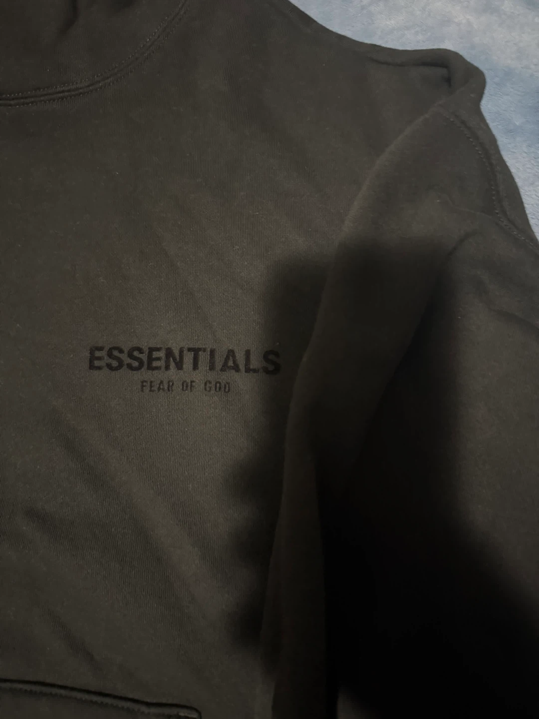 Essentials Fear of God Black Hoodie - photo 5