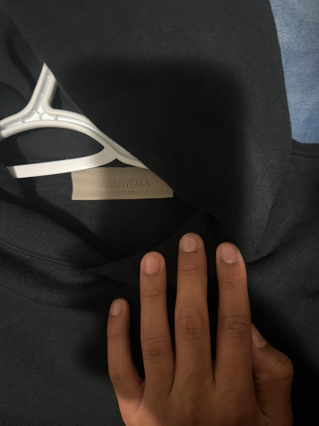 Essentials Fear of God Black Hoodie - photo 4