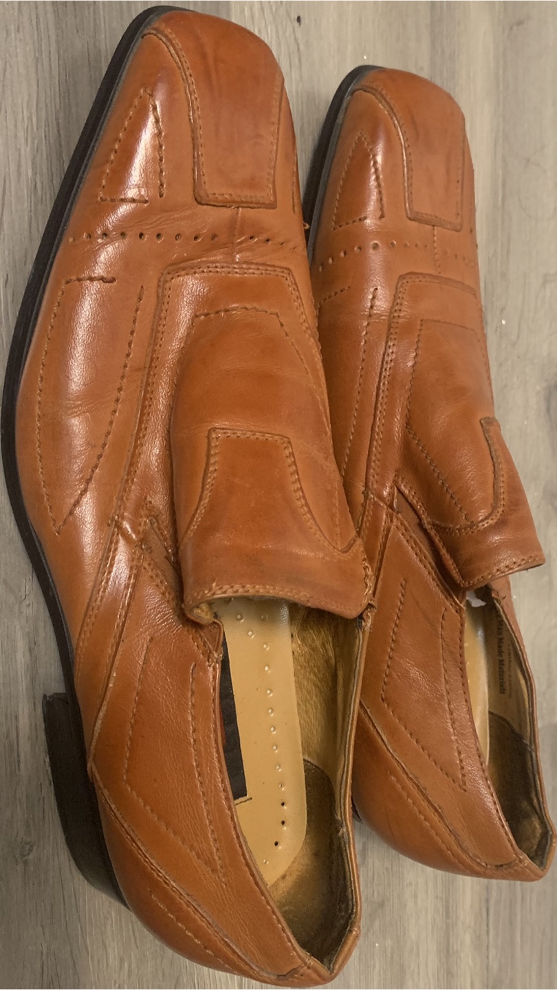 Vangelo Brown Leather Dress Shoes - photo 3