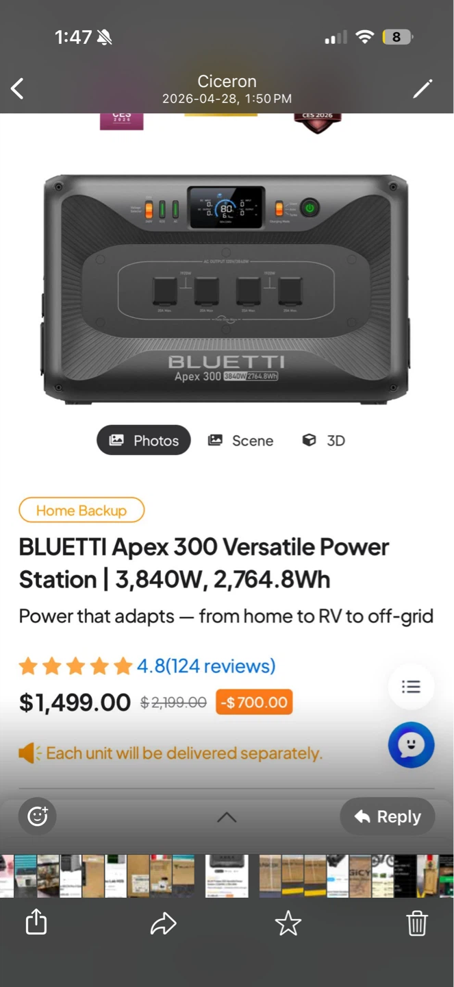 BLUETTI APEX 300 Portable Power Station - photo 3