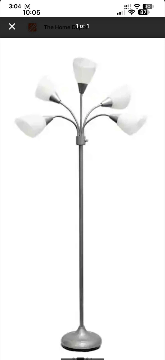 Multi-Head Floor Lamp