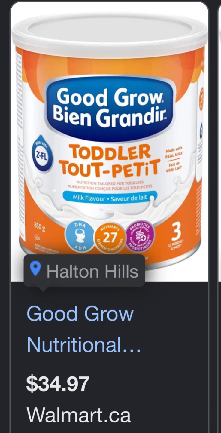 Good Grow Bien Grandir Toddler Milk Flavour 850g