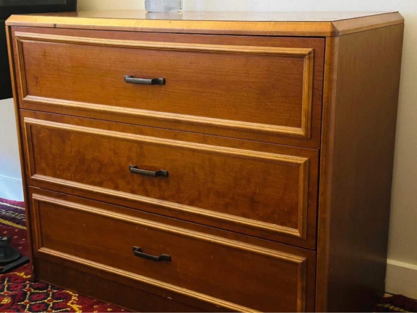 Wooden 3-Drawer Dresser