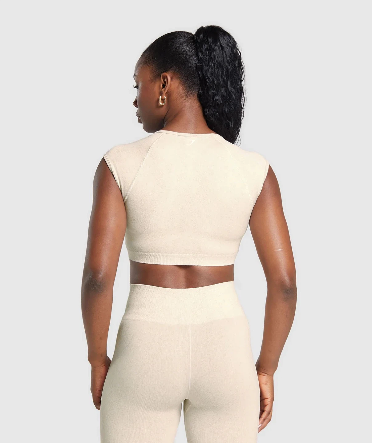 Gymshark Seamless Crop Top & Shorts Set - photo 4
