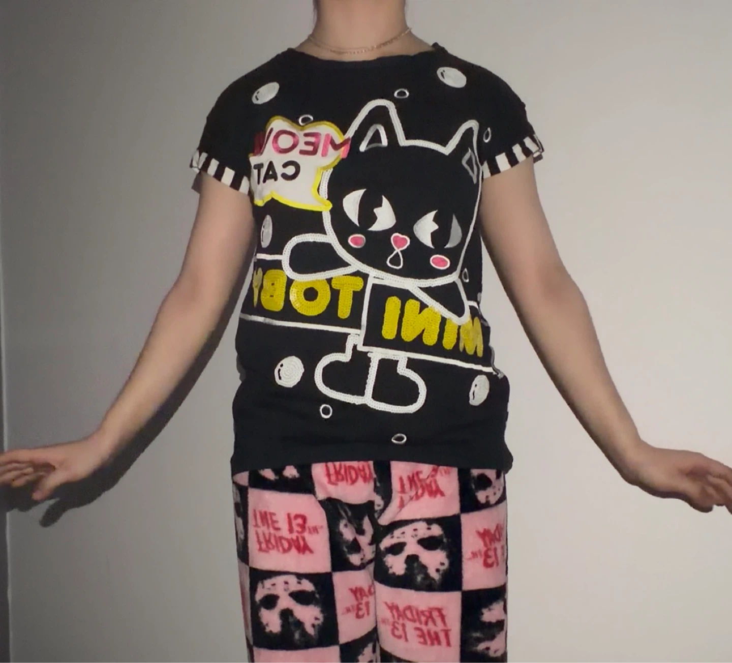 Mini Toby Black Cat Shirt - photo 4