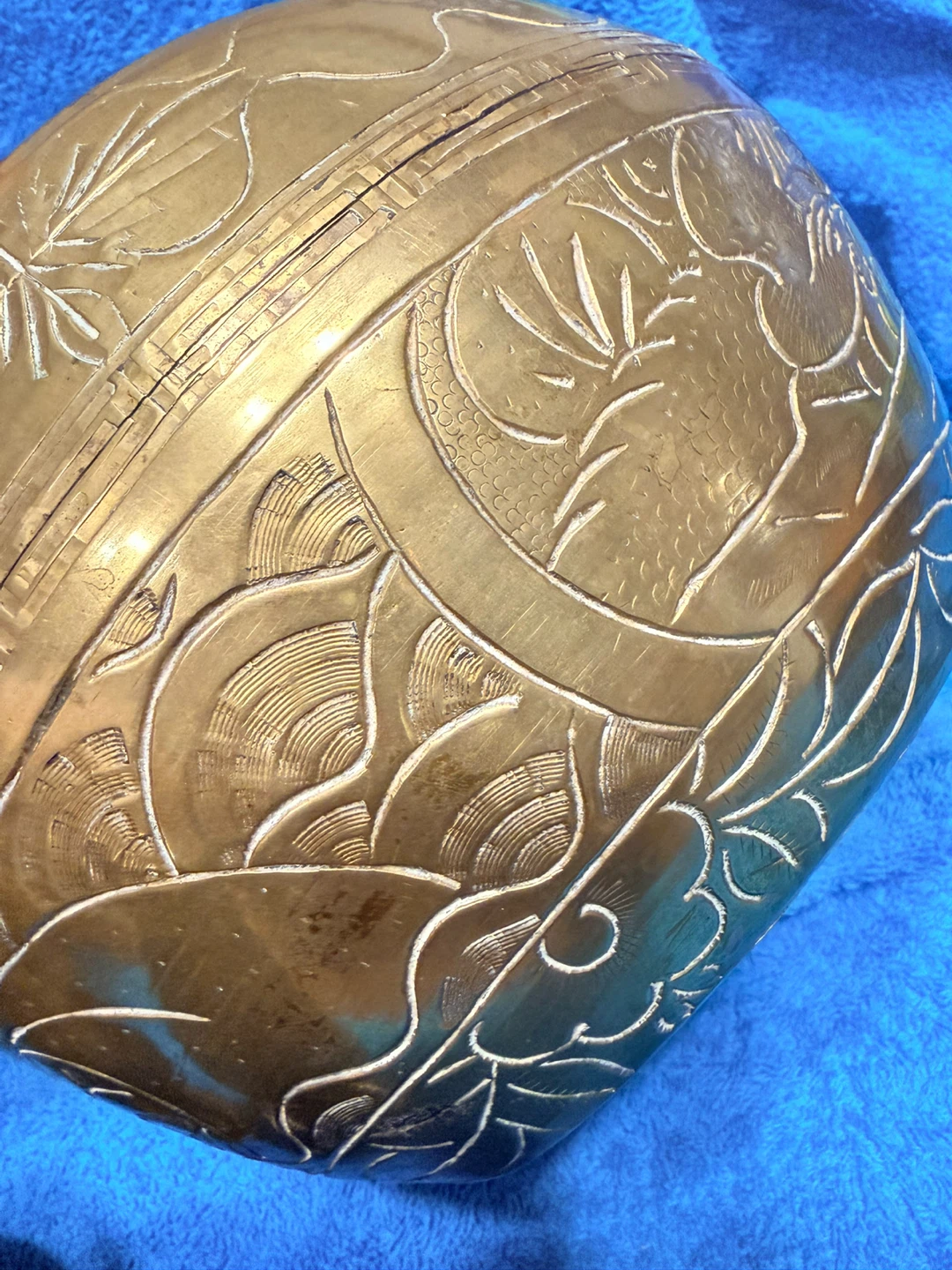Brass Vase and Bowl Set - photo 2