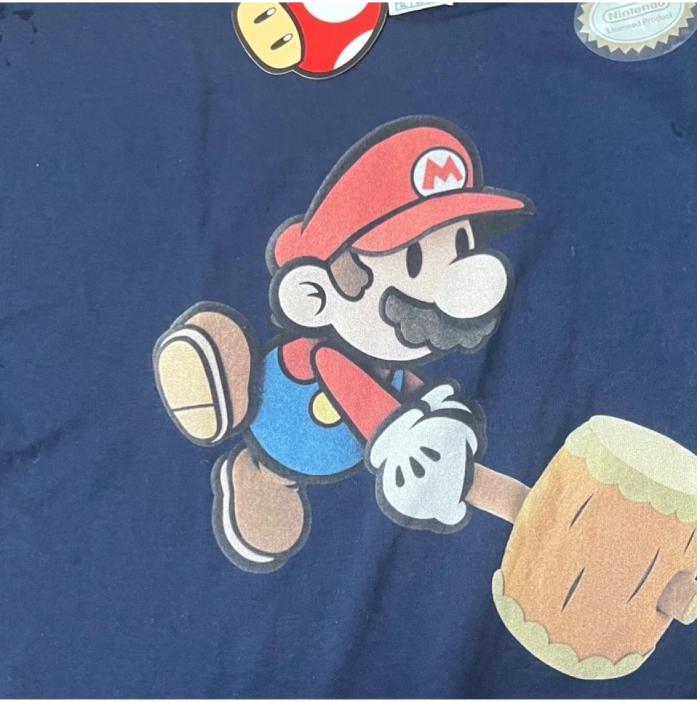 Super Mario Nintendo T-Shirt - Navy XL - photo 2