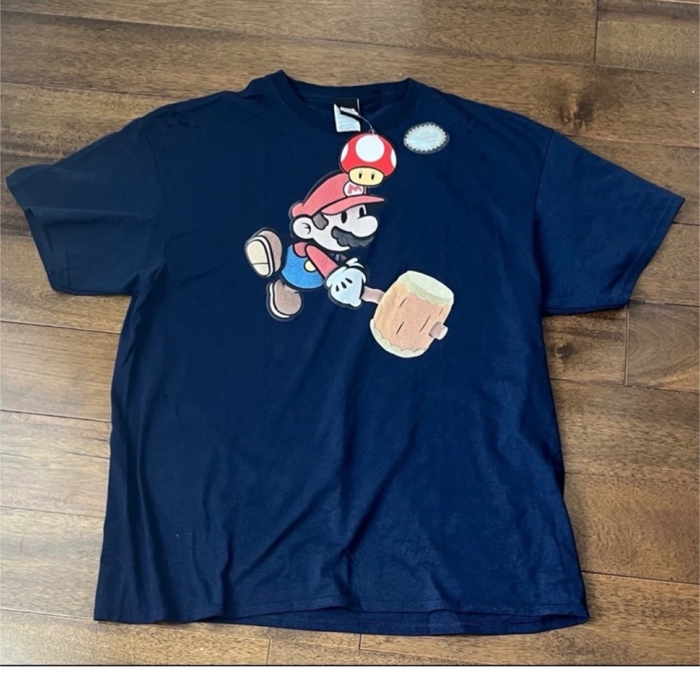 Super Mario Nintendo T-Shirt - Navy XL