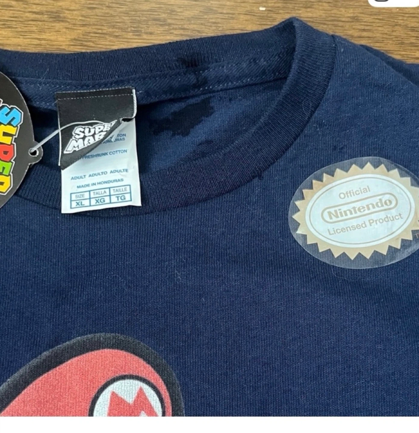 Super Mario Nintendo T-Shirt - Navy XL - photo 5