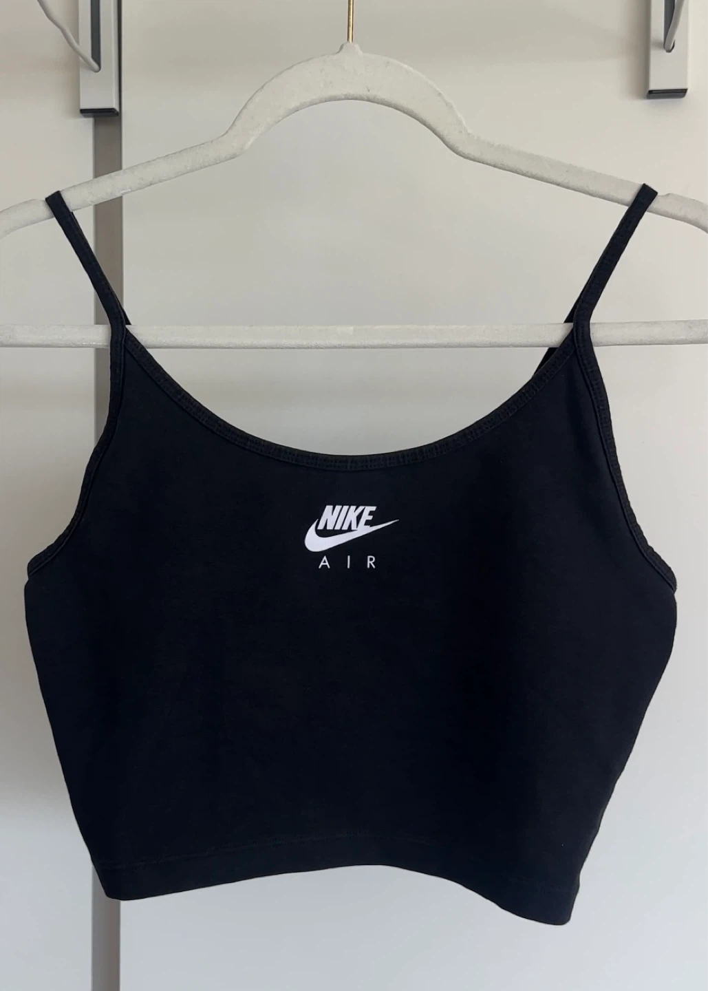 Nike Air Black Cropped Tank Top Size S - photo 2