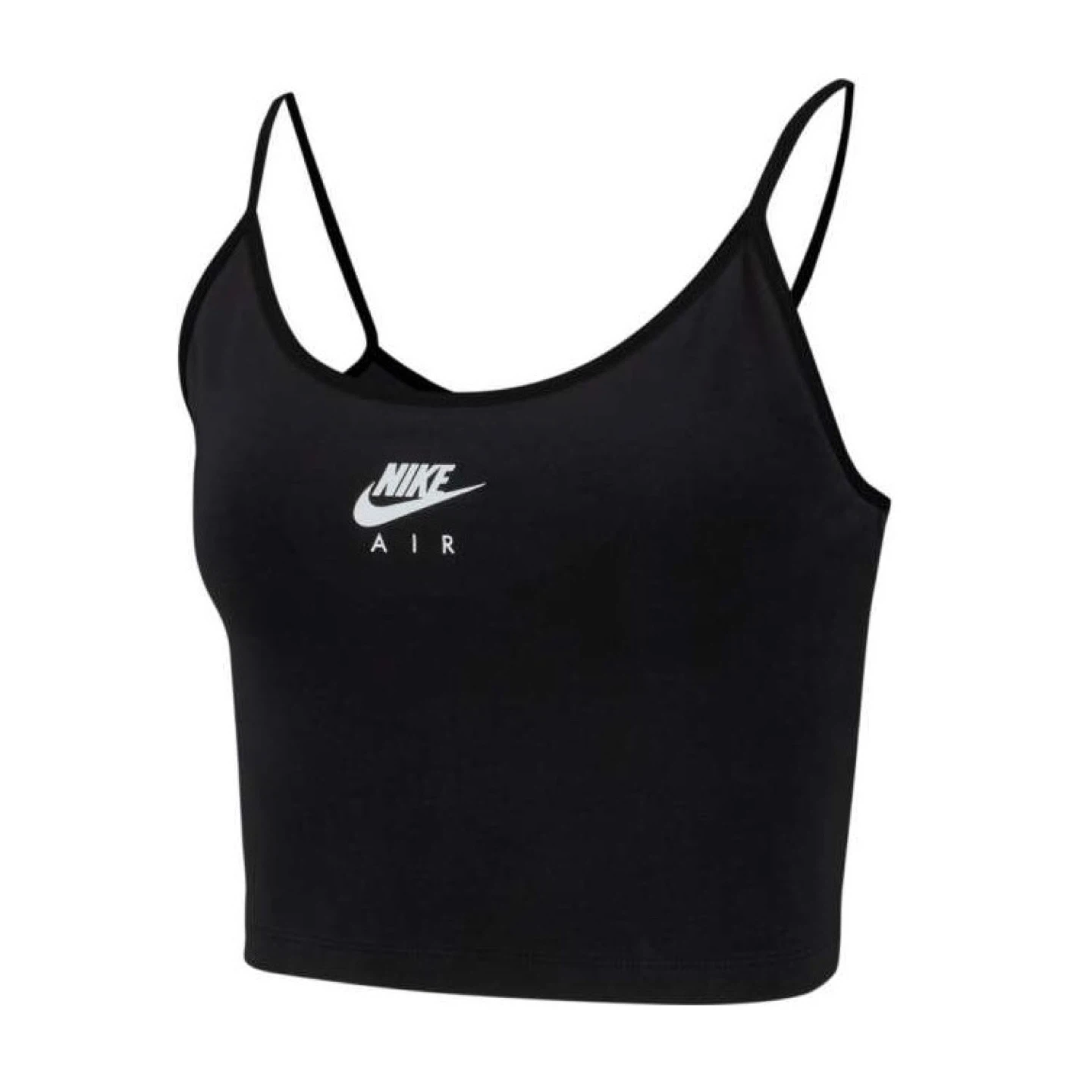 Nike Air Black Cropped Tank Top Size S