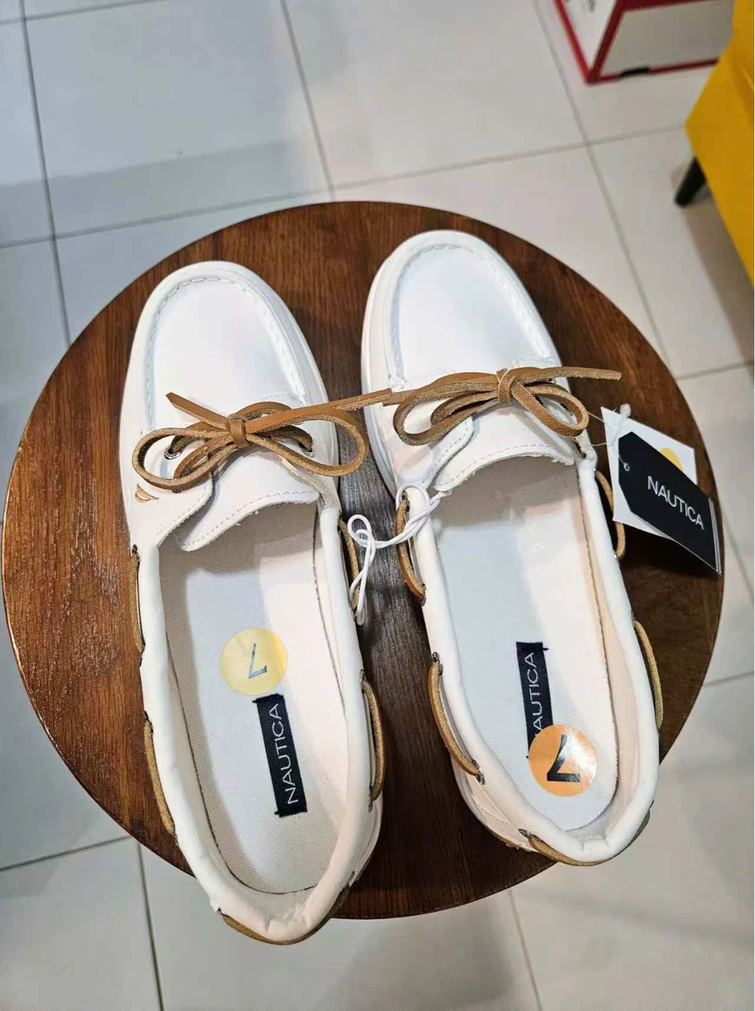 Nautica White Boat Shoes - NEED TO SELL EVERYTHING