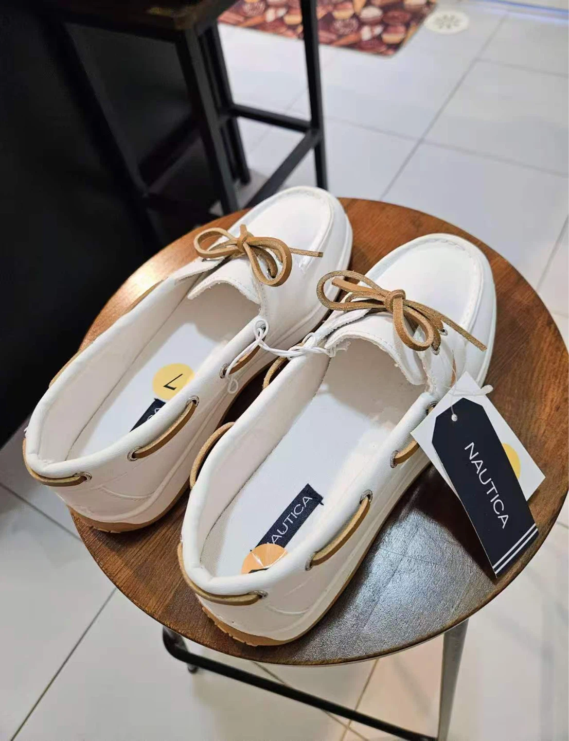 Nautica White Boat Shoes - NEED TO SELL EVERYTHING - photo 2