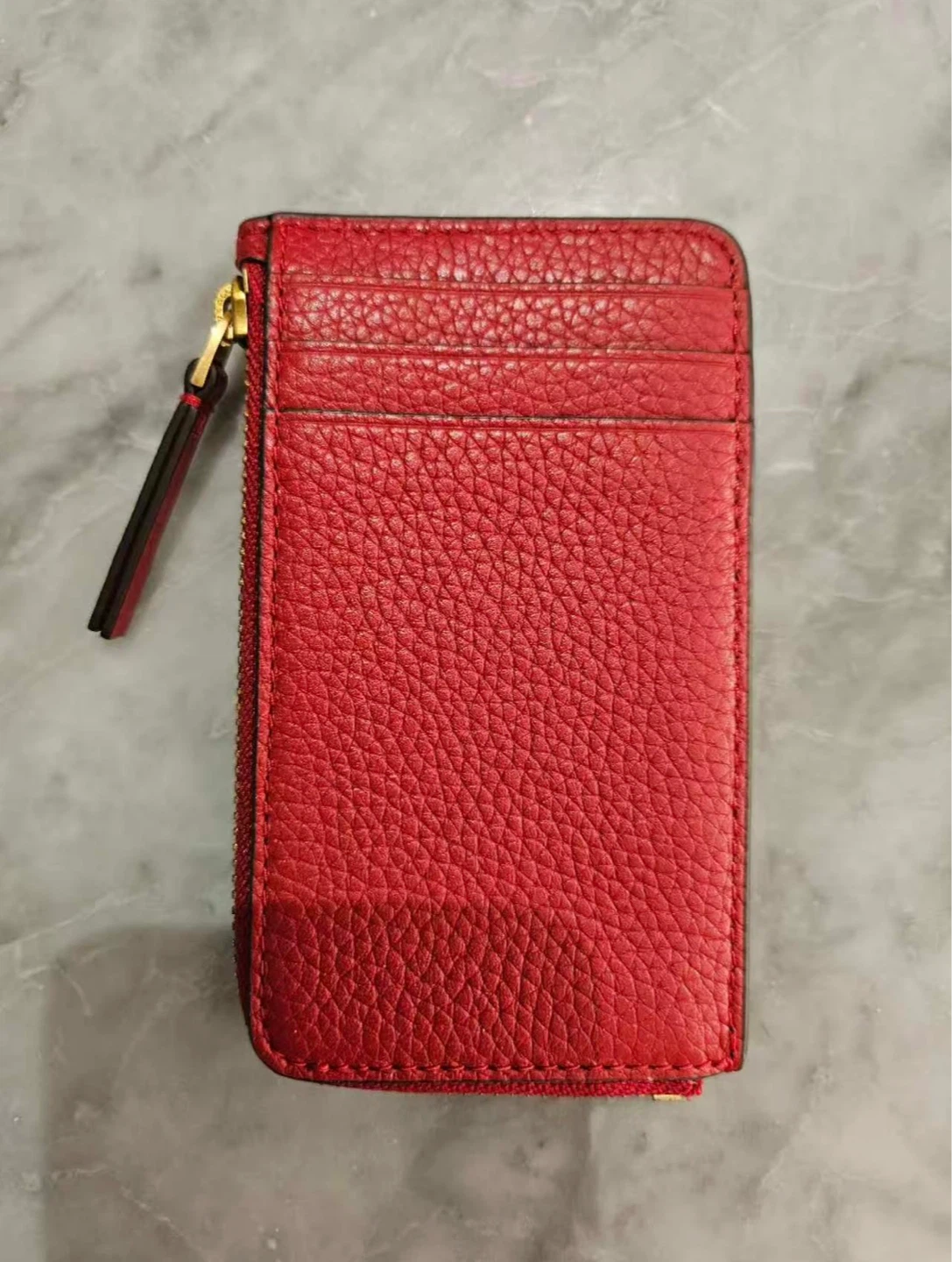 Tory Burch Red Leather Card Holder - NEED TO SELL EVERYTHING - photo 3