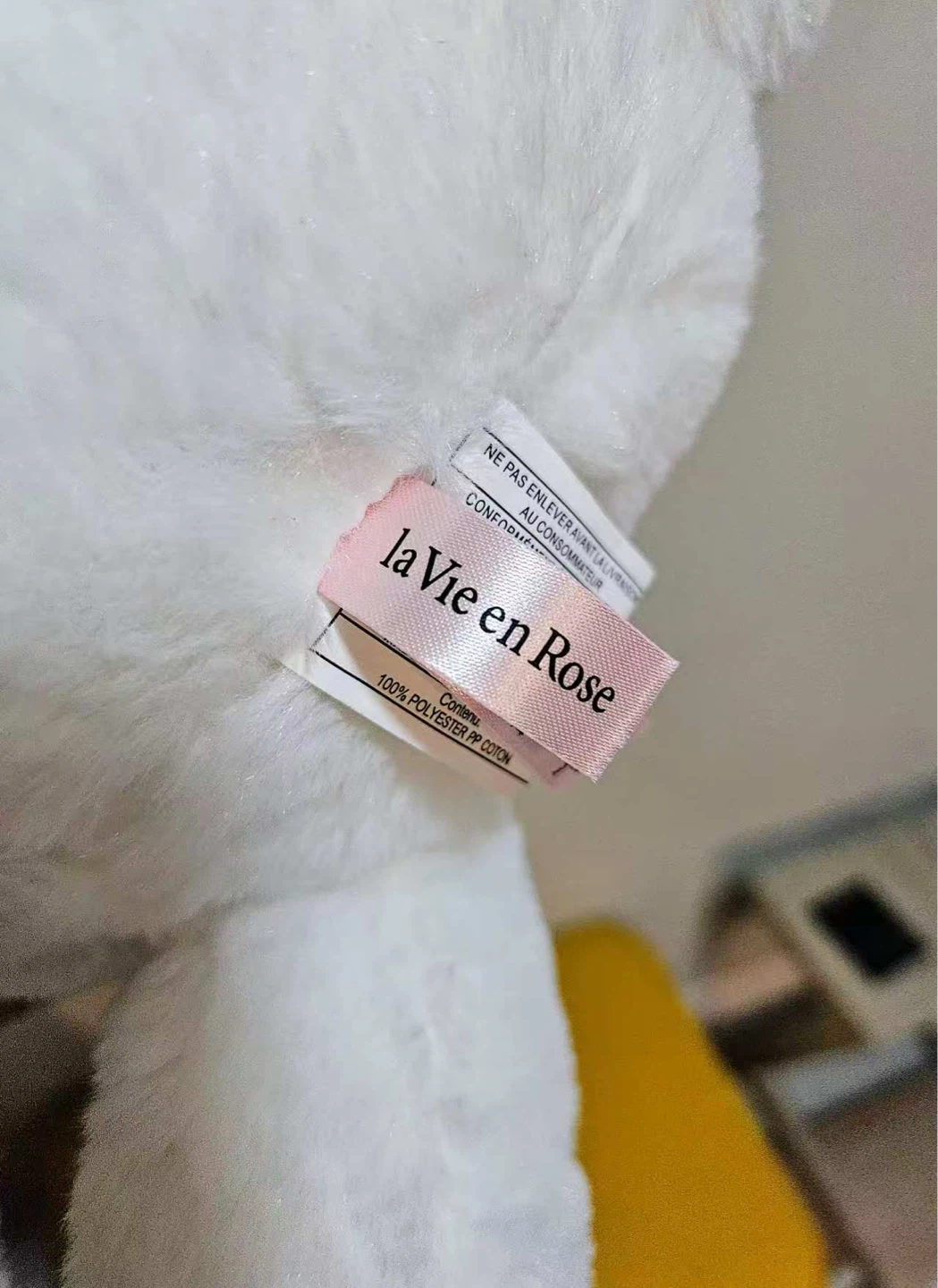 La Vie en Rose White Bunny Plush Tory - NEED TO SELL EVERYTHING - photo 2