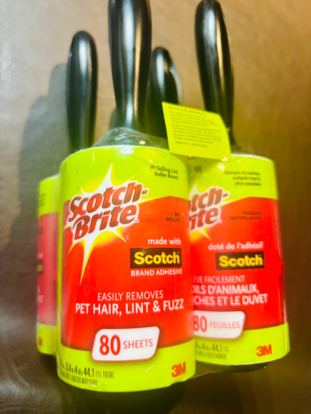 4 Scotch-Brite Lint Rollers