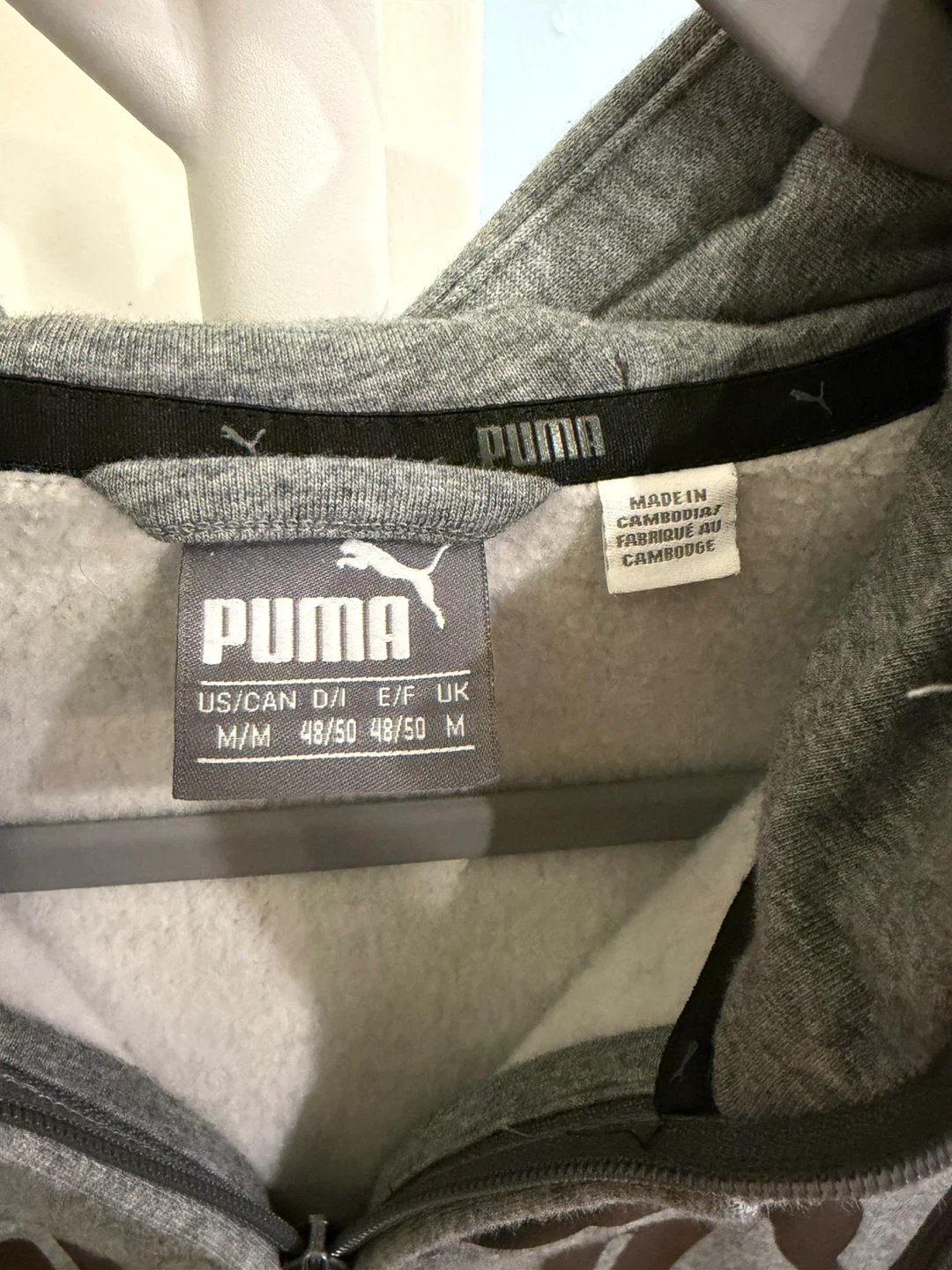 Puma Zip-Up Hoodie (Grey) - photo 2