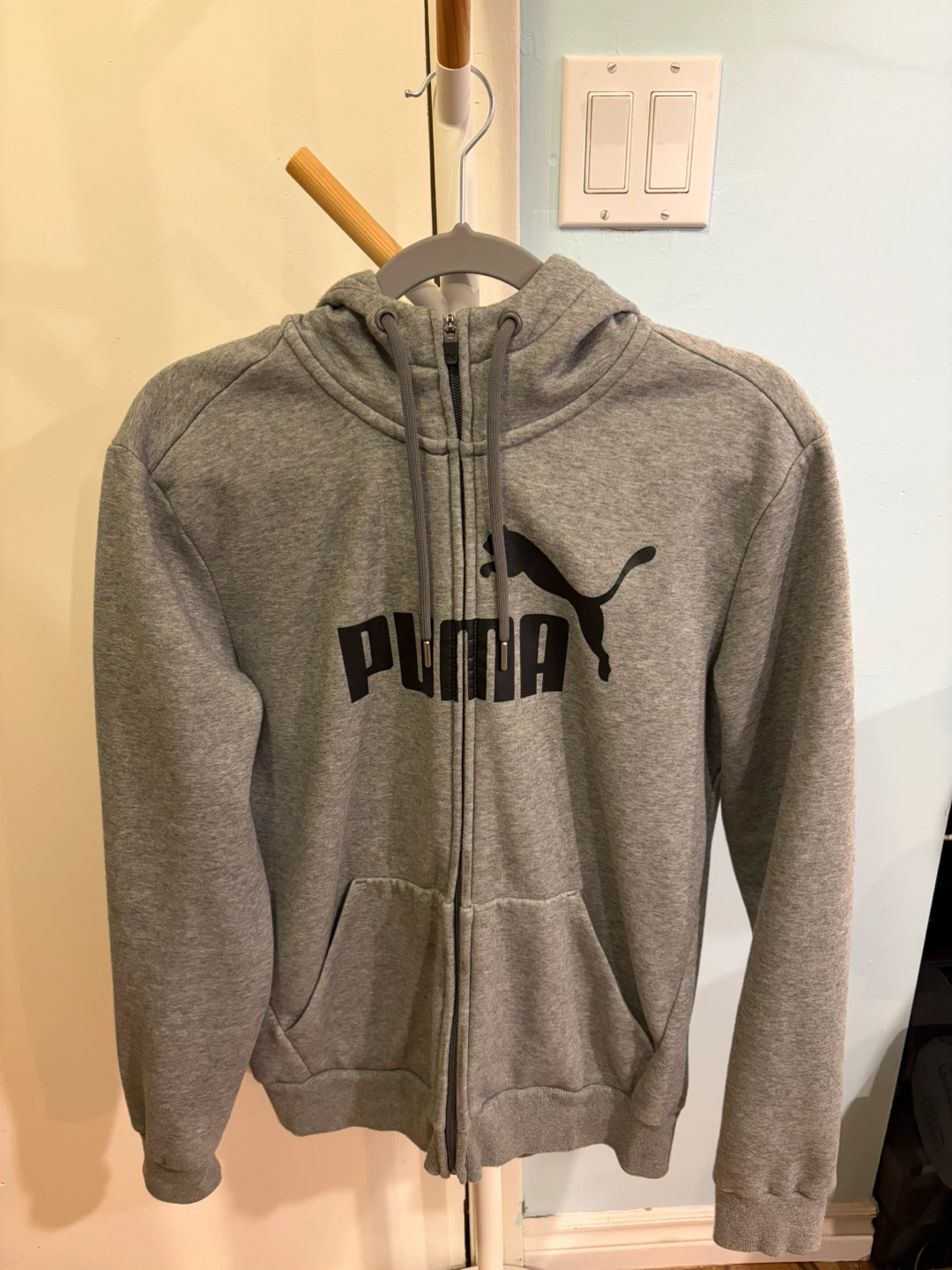 Puma Zip-Up Hoodie (Grey)