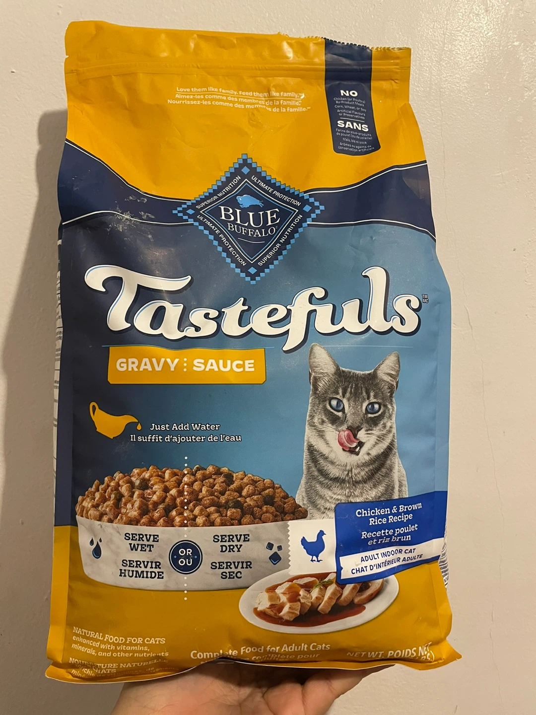 7lbs Blue Cat Food-Gravy