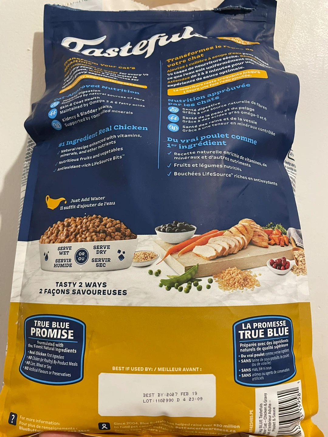 7lbs Blue Cat Food-Gravy - photo 2