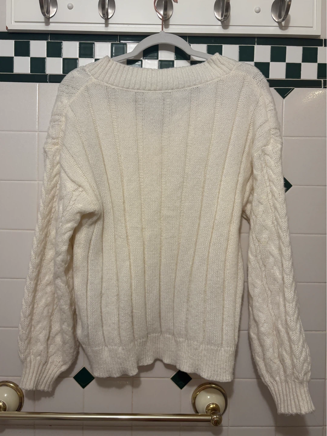 Cream White Sweater - photo 2