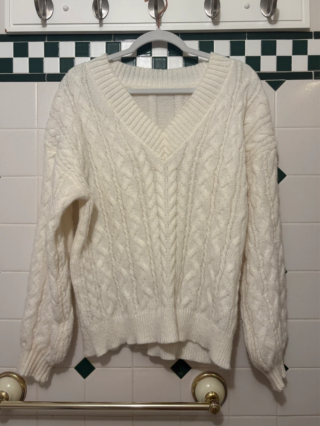 Cream White Sweater