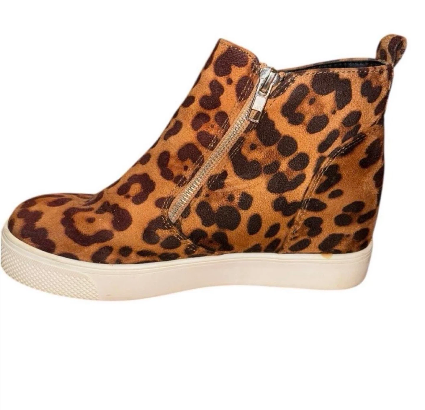 Retro Leopard Wedge Sneakers Women’s Sneakers 7.5 - photo 5