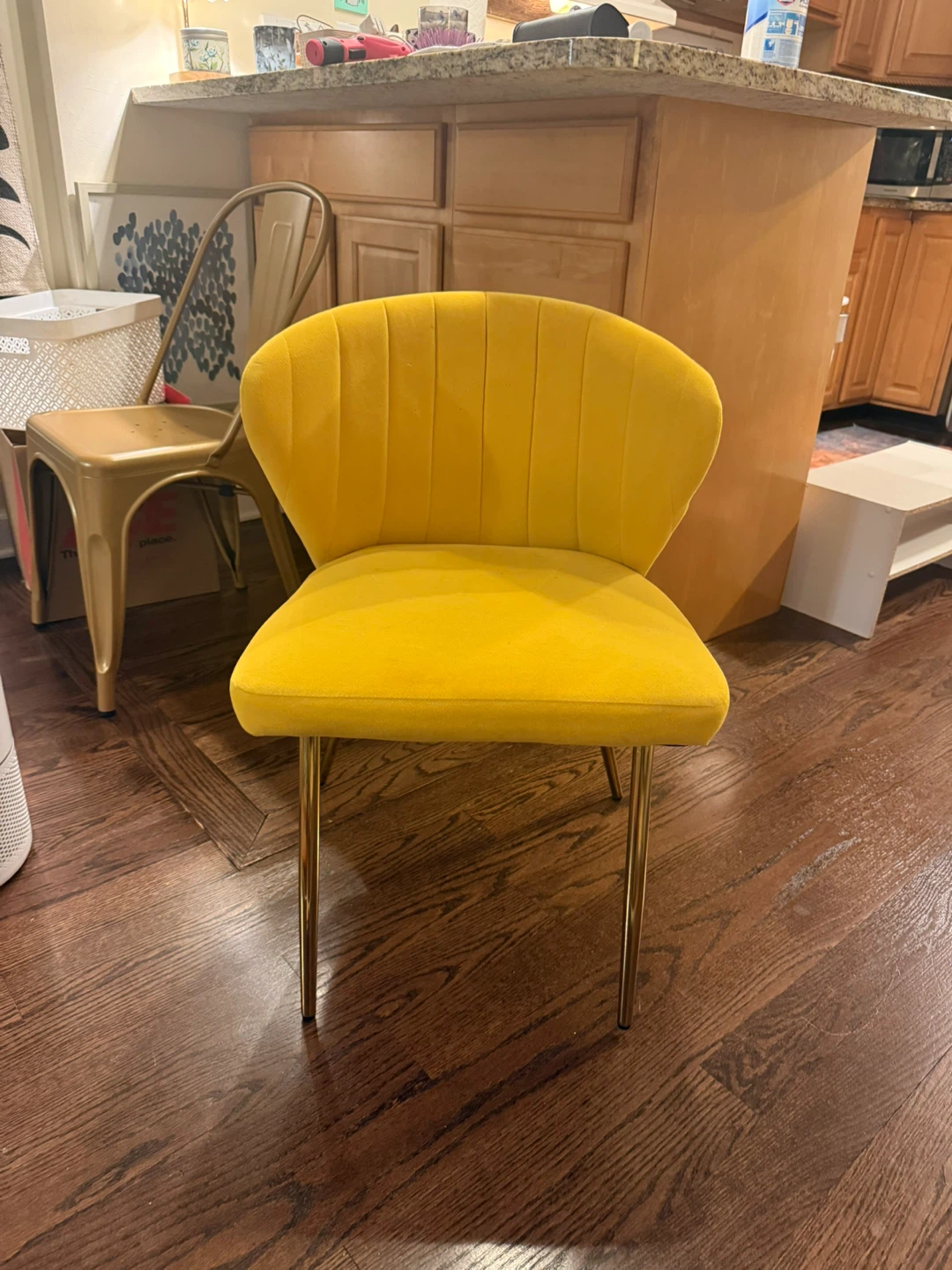 Yellow Accent Chair - photo 2