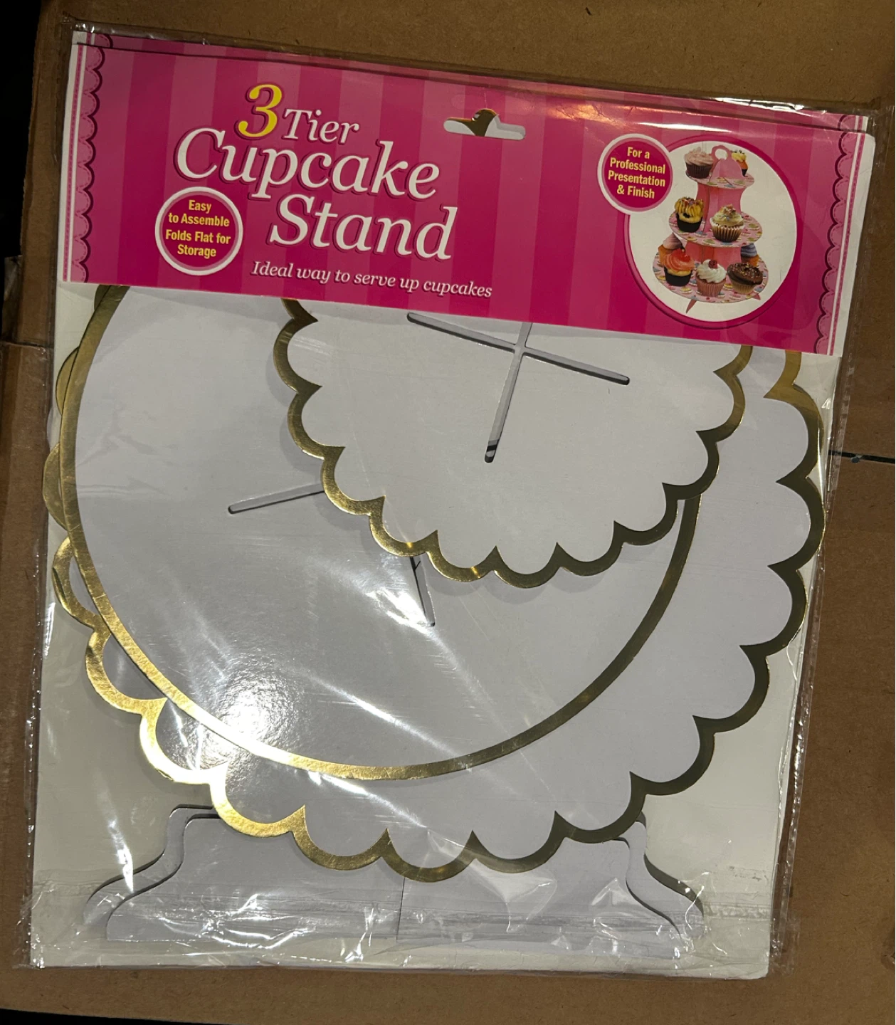2 PCS - 3 Tier Cupcake Stand