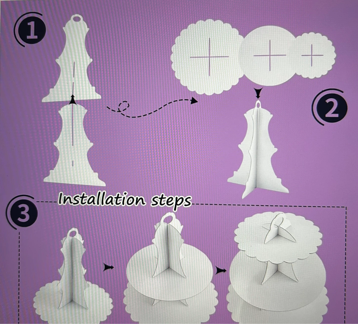 2 PCS - 3 Tier Cupcake Stand - photo 3