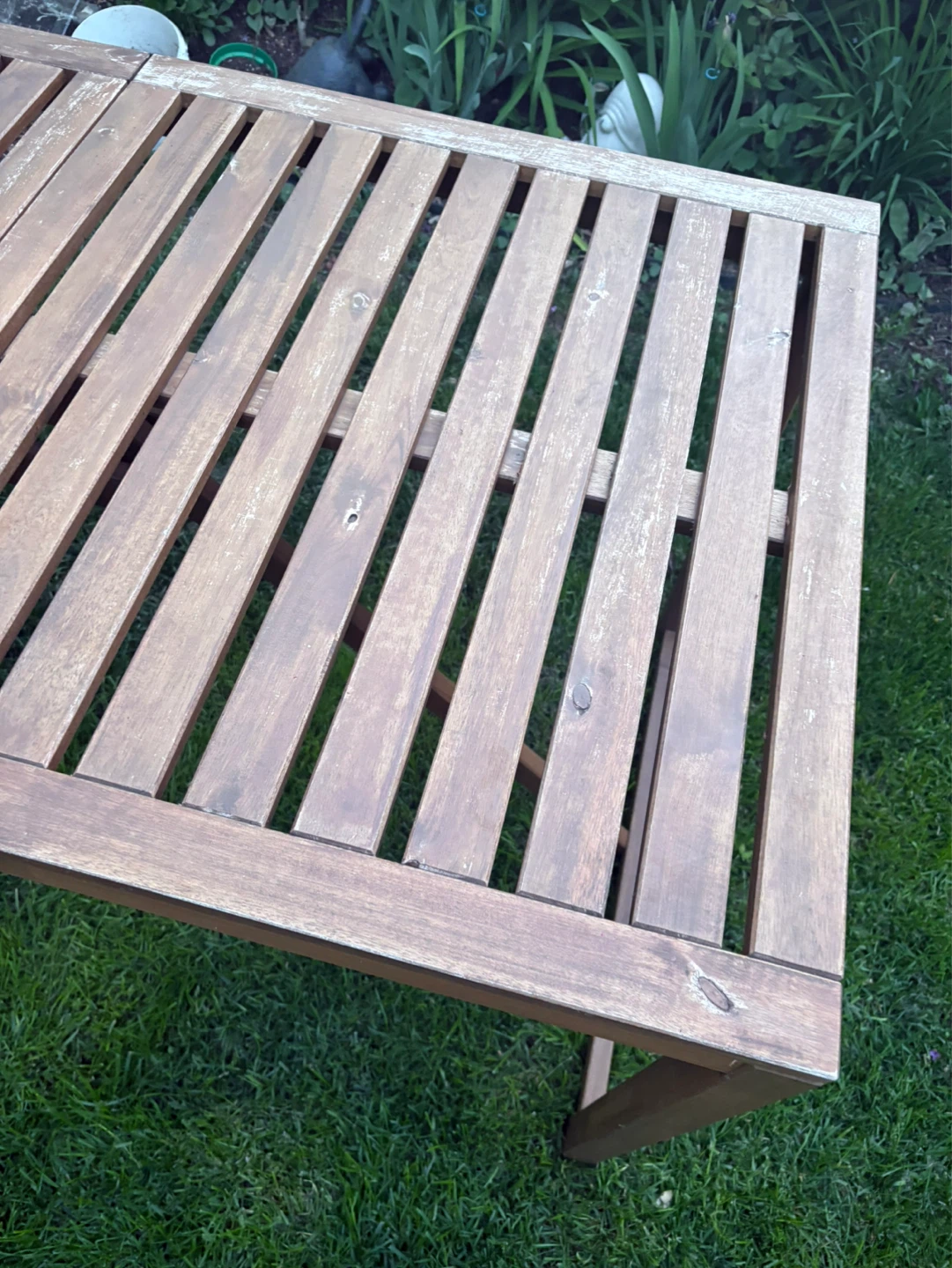 IKEA Wooden Patio Dining Table - photo 5