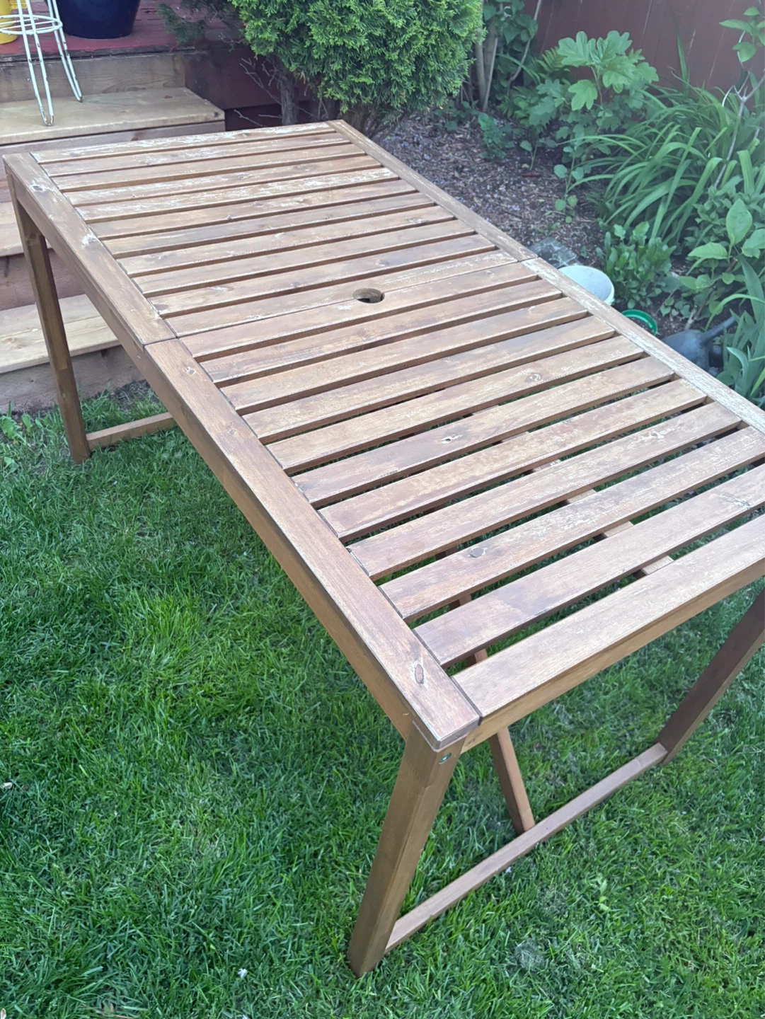 IKEA Wooden Patio Dining Table