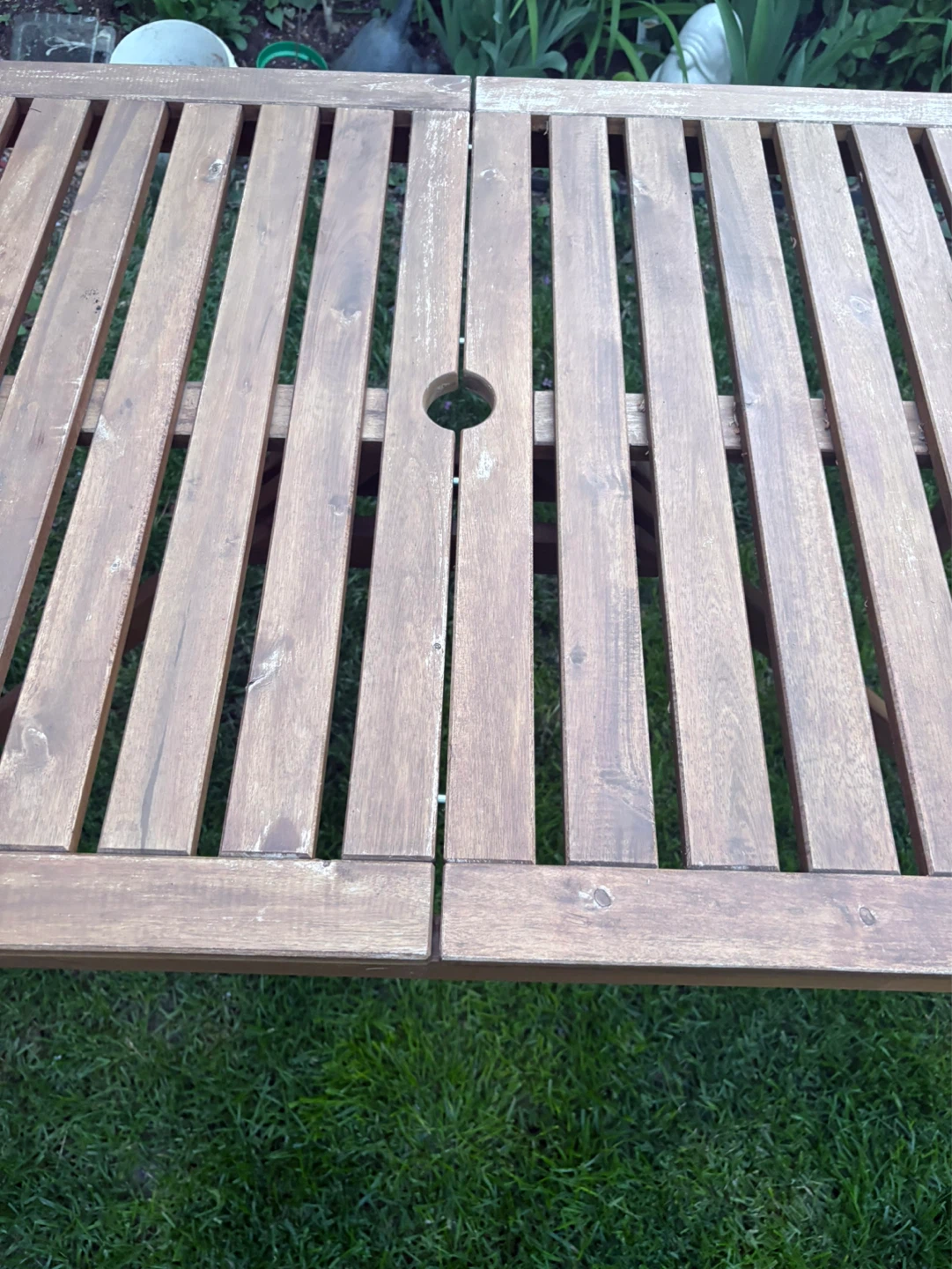 IKEA Wooden Patio Dining Table - photo 4