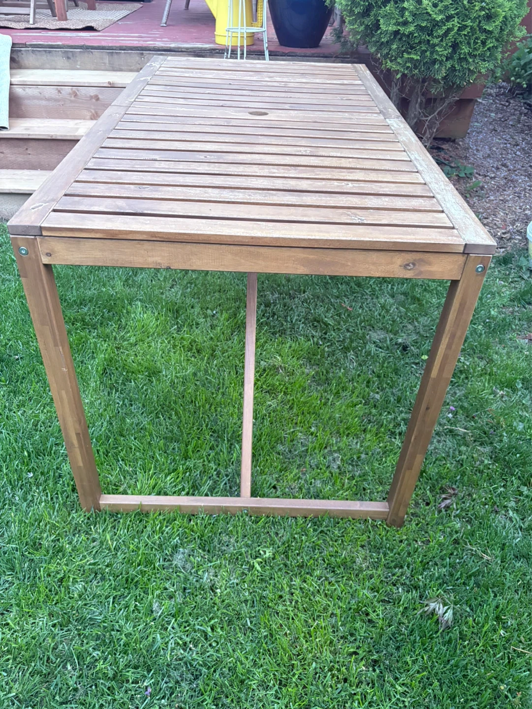 IKEA Wooden Patio Dining Table - photo 2