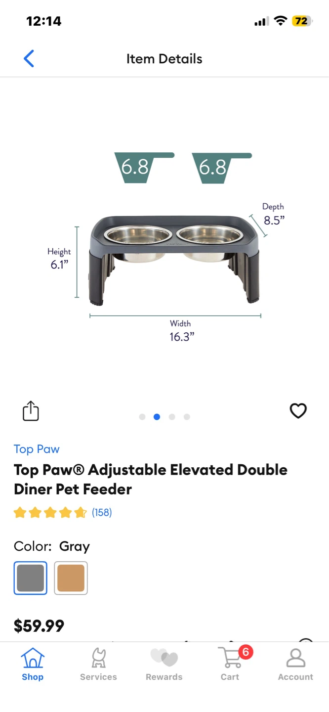 Raised Adjustable Dog Bowls - photo 5