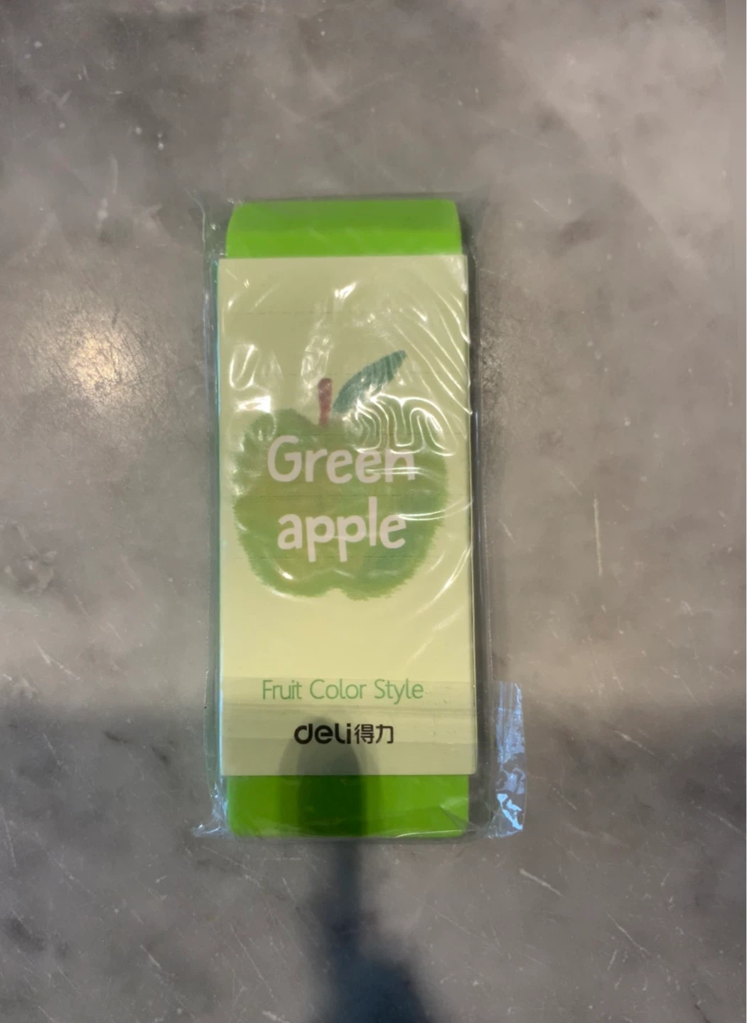 Deli Green Apple Eraser - NEED TO SELL EVERYTHING - photo 2
