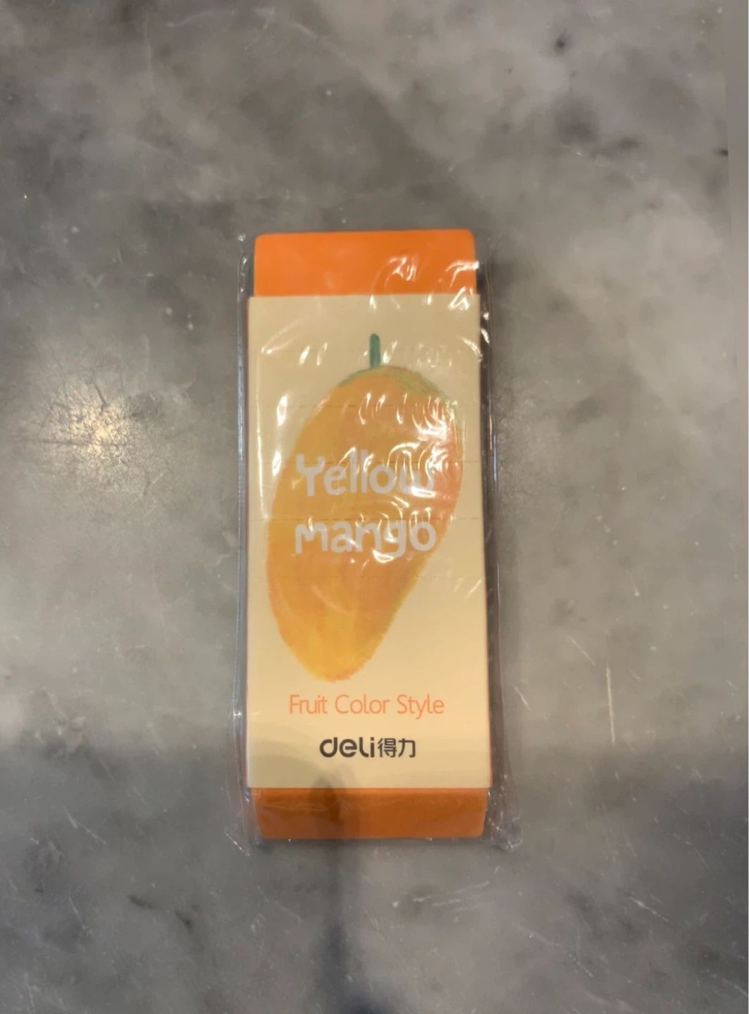 Deli Yellow Mango Eraser - NEED YO SELL EVERYTHING