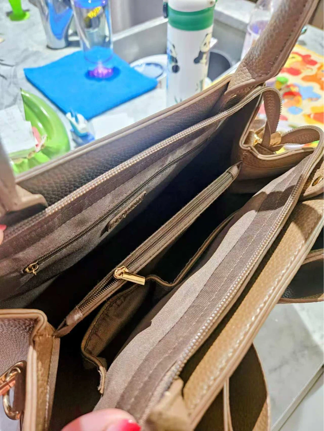 Brown Leather Tote Bag with Bow - NEED TO SELL EVERYTHING - photo 3