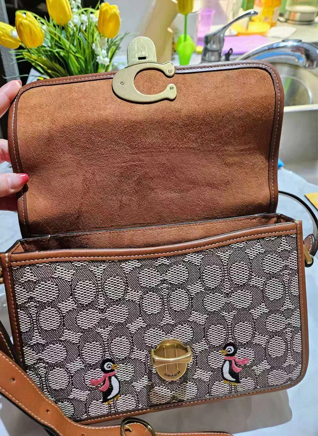 Coach Shoulder Bag with Penguin - NEED TO SELL EVERYTHING - photo 5