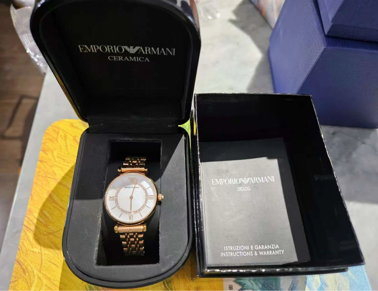 Emporio Armani Rose Gold Watch - NEED TO SELL EVERYTHING - photo 2