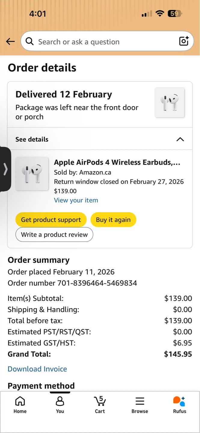 Apple AirPods 4 Wireless Earbuds - photo 5