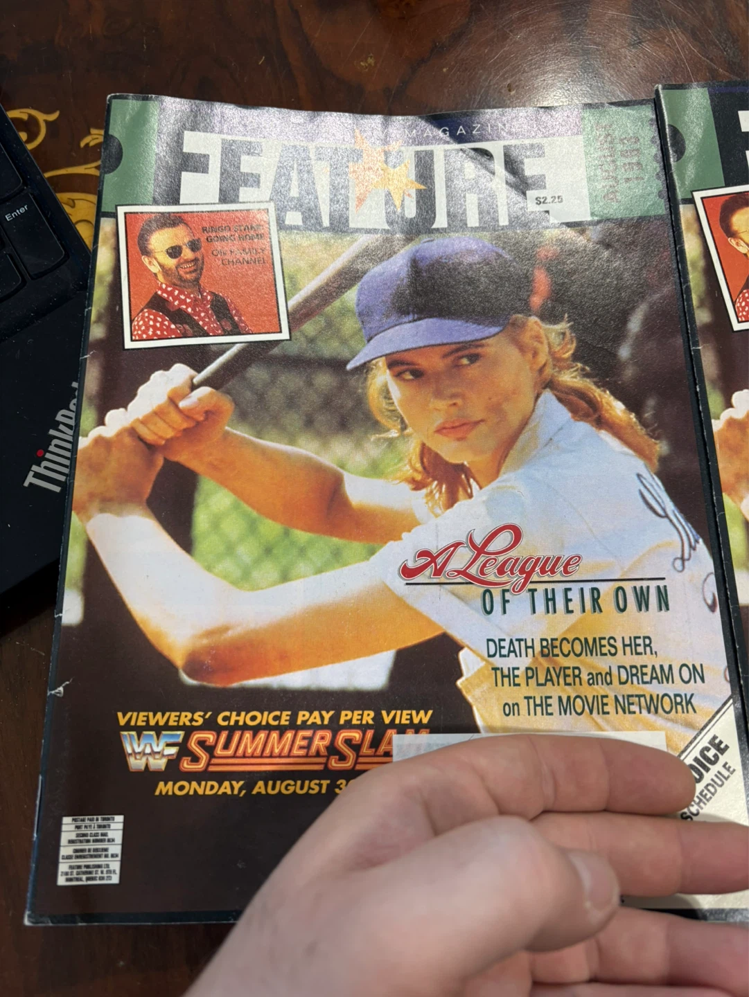 A League of Their Own Feature Magazine - August 1993