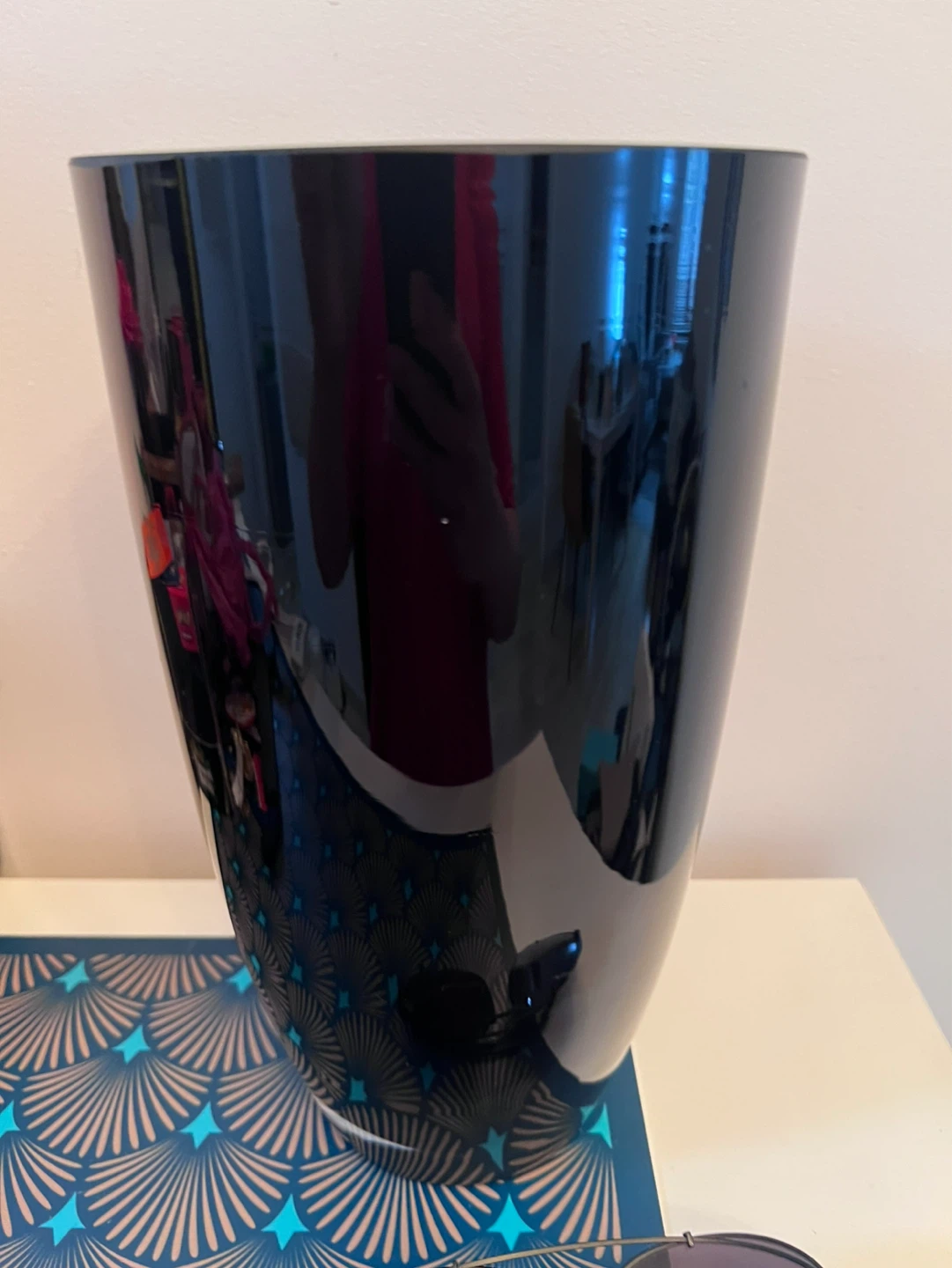 Black Tall Vase - Approximately one 12” - photo 5