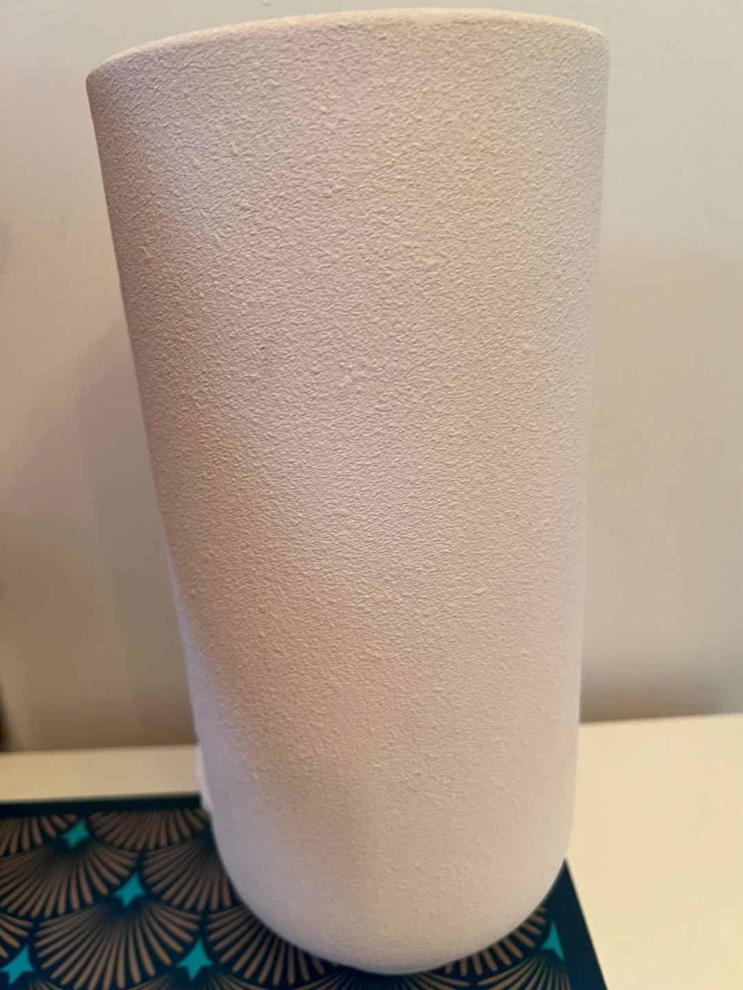 11” Abstract Face Ceramic Vase - photo 3