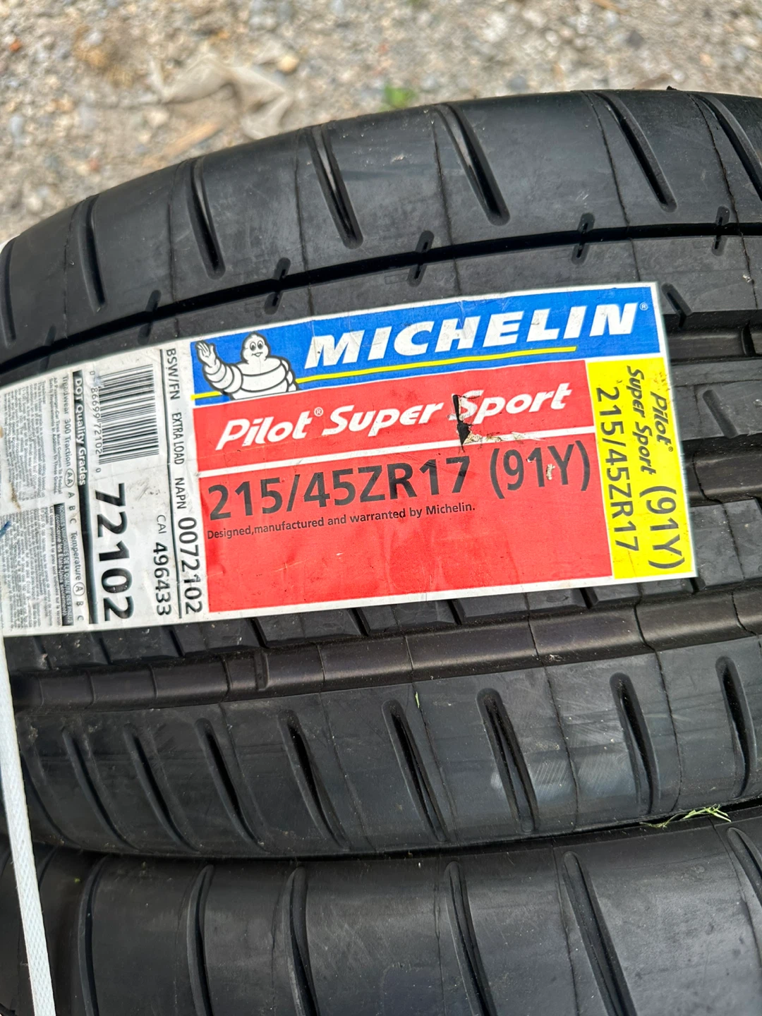 Michelin Pilot Super Sport Tires 215/45ZR17 (91Y) - photo 2