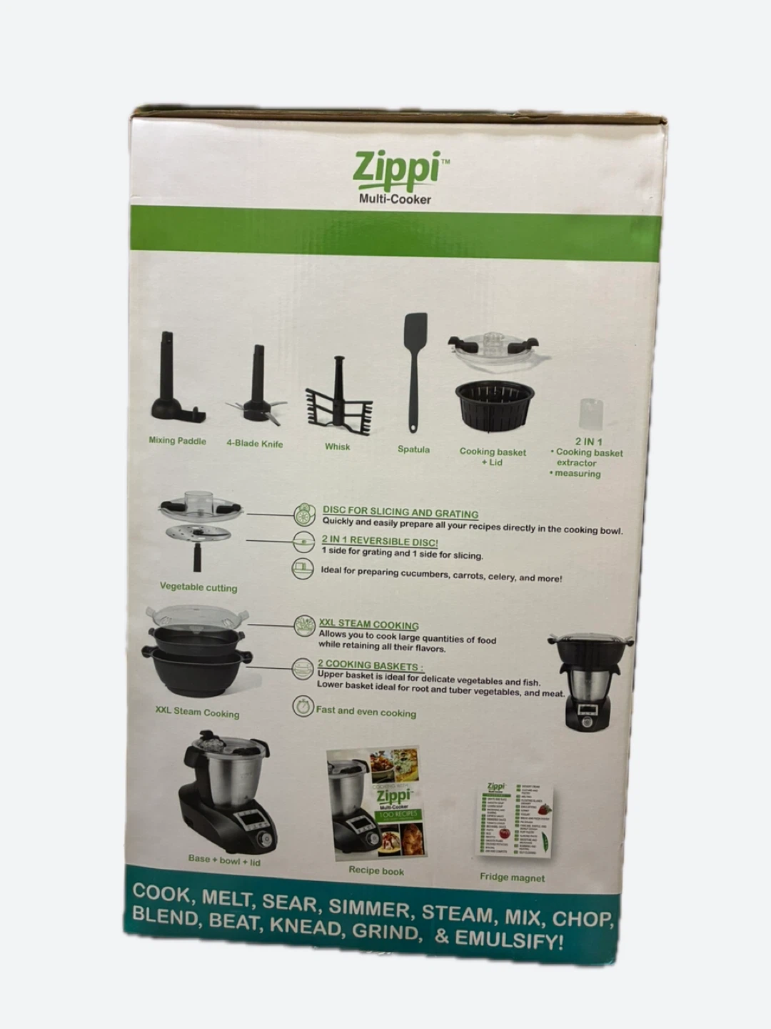 Zippi Multi-Cooker 12-in-1 with 100 Recipes - photo 4