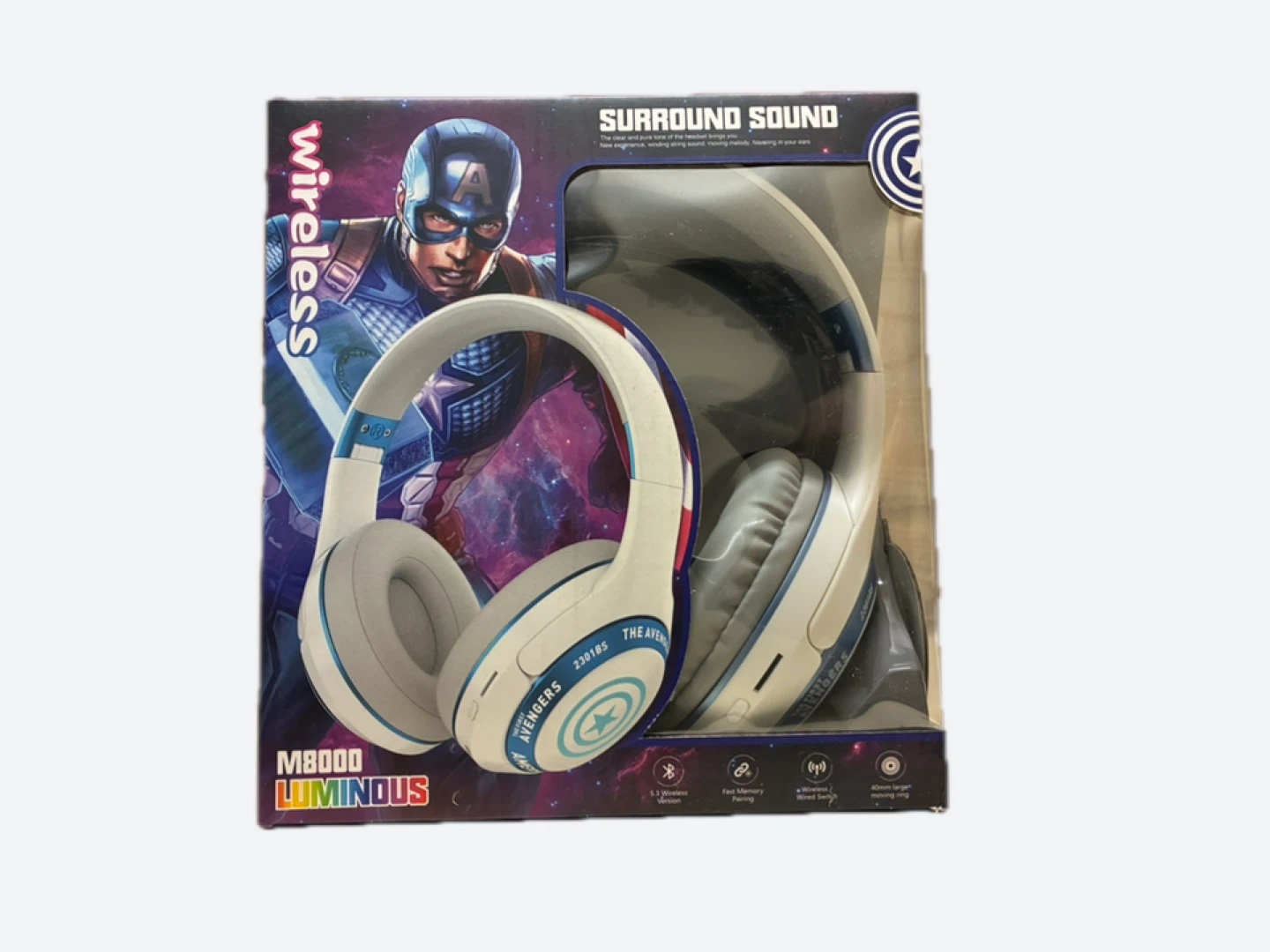 Captain America MB8000 wireless headphones - photo 2